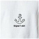 オリジナルTシャツ マリン イカリTシャツ 文字変更OK 一枚からカスタム可能 送料無料