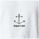 オリジナルTシャツ マリン イカリTシャツ 文字変更OK 一枚からカスタム可能 送料無料