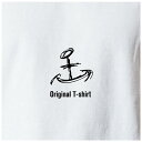 オリジナルTシャツ マリン イカリTシャツ 文字変更OK 一枚からカスタム可能 送料無料