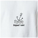 オリジナルTシャツ マリン イカリTシャツ 文字変更OK 一枚からカスタム可能 送料無料