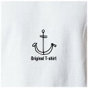 オリジナルTシャツ マリン イカリTシャツ 文字変更OK 一枚からカスタム可能 送料無料