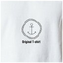 オリジナルTシャツ マリン イカリTシャツ 文字変更OK 一枚からカスタム可能 送料無料