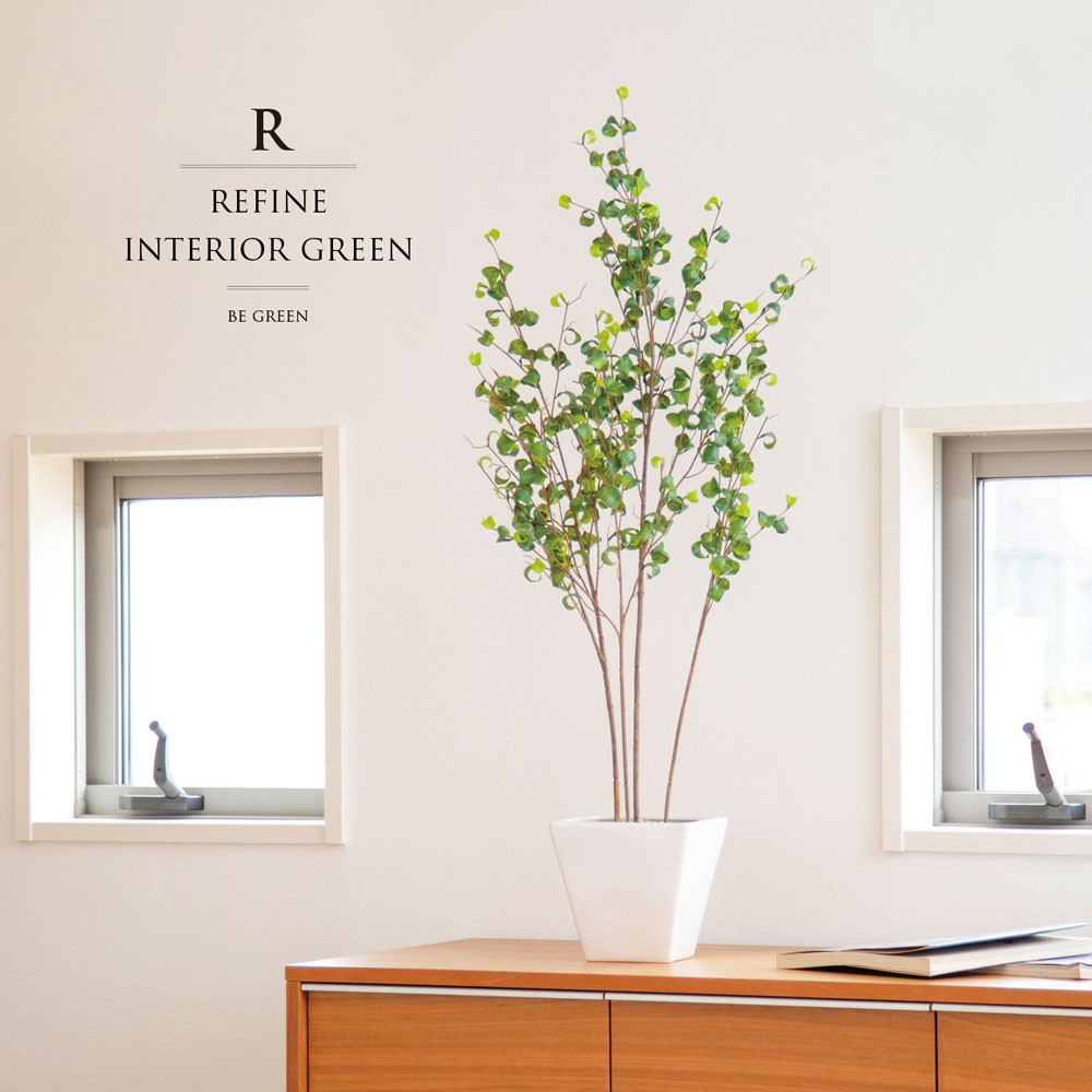 【只今店内全品P5倍】観葉植物 フェイクグリーン 人工観葉植物 ベンジャミン バロックポット 陶器 ポット 造花 おしゃれ ツリー 店舗装飾 鉢付 グリーン 100cm インテリアのサムネイル