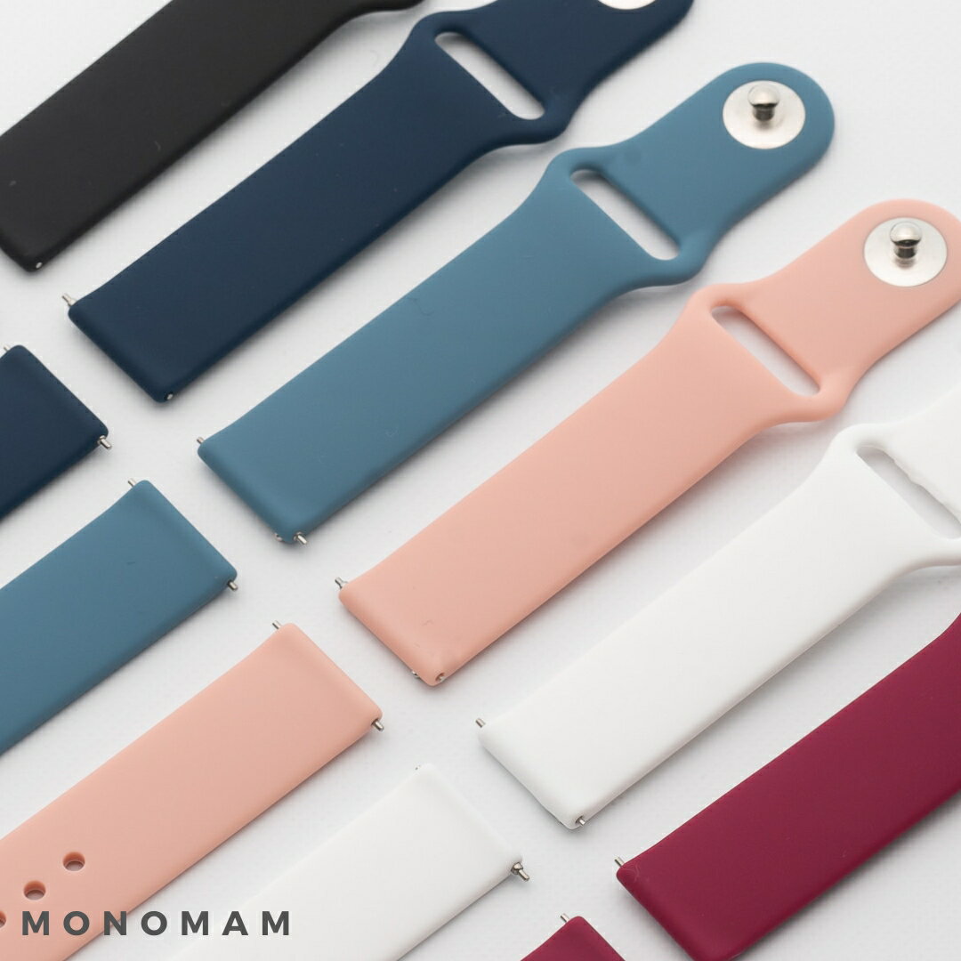 【18mm】 スマートウォッチ ベルト 腕時計 バンド シリコン ラバー スマートウォッチ交換用バンドのサムネイル