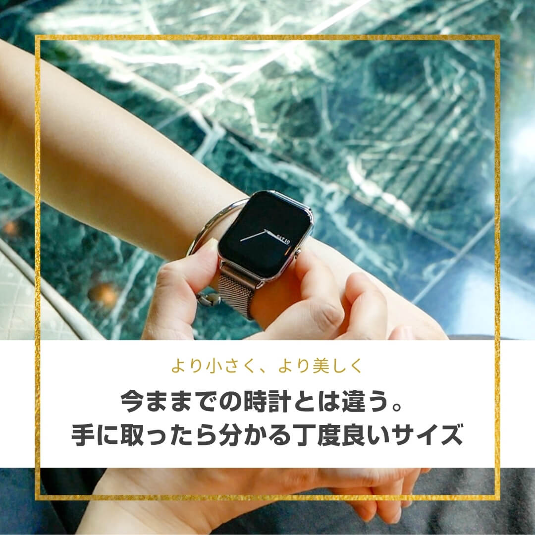 スマートウォッチ レディース メンズ iphone Android LINE通知 日本語 防水 腕時計 睡眠測定