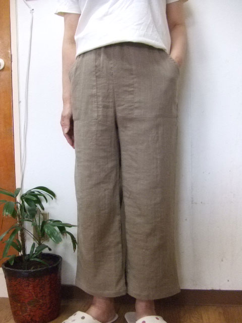 ・【大きいサイズ4L〜5L】ダブルガーゼ・無地・ステテコ［ポケット付］ 16色 日本製 