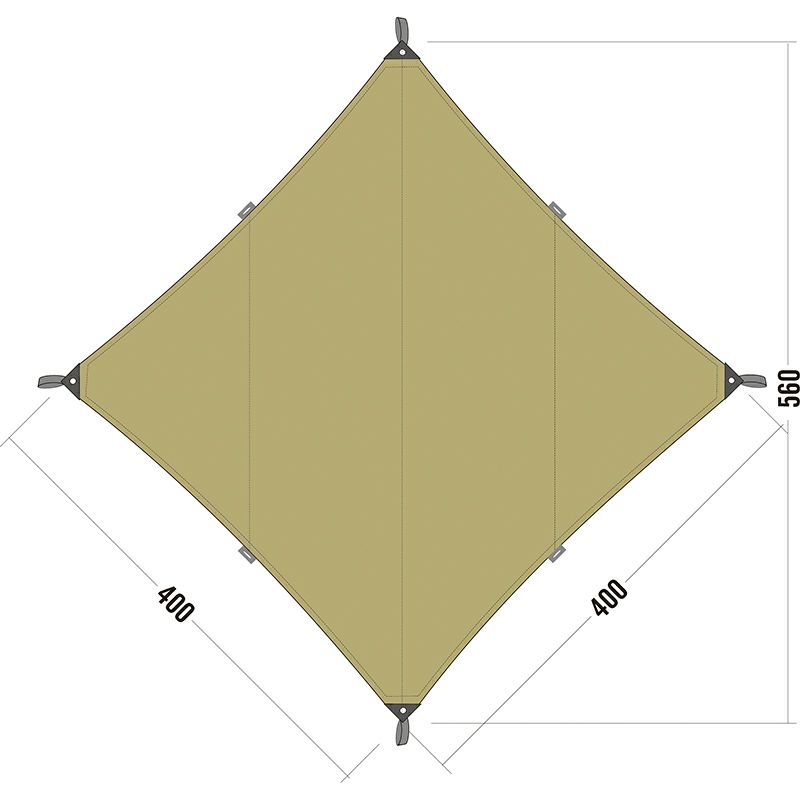 Amazon.co.jp: エバニュー(EVERNEW) ポリコットンタープ Tarp