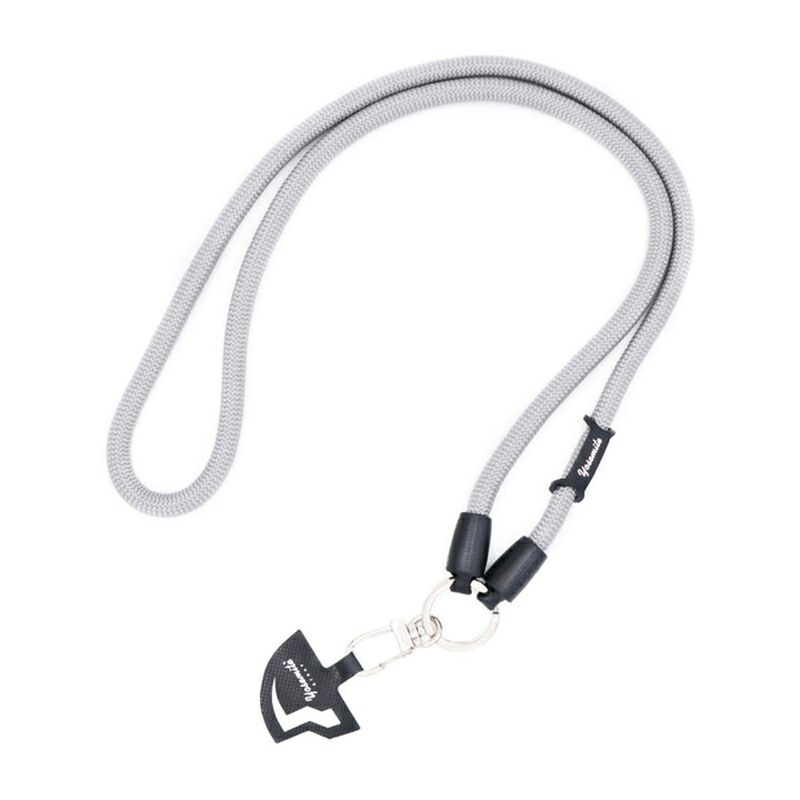 ヨセミテストラップ スマホショルダー YOSEMITE ヨセミテ MOBILE STRAP PLATINUM ヨセミテ ストラップ スマホストラップ 斜めがけ オシャレ 首かけ アタッチメント 取り外し 短い メンズ スマホショルダー モバイルストラップ マッド ブラック クライミングロープ スマートフォン用 ロープ スマホケース