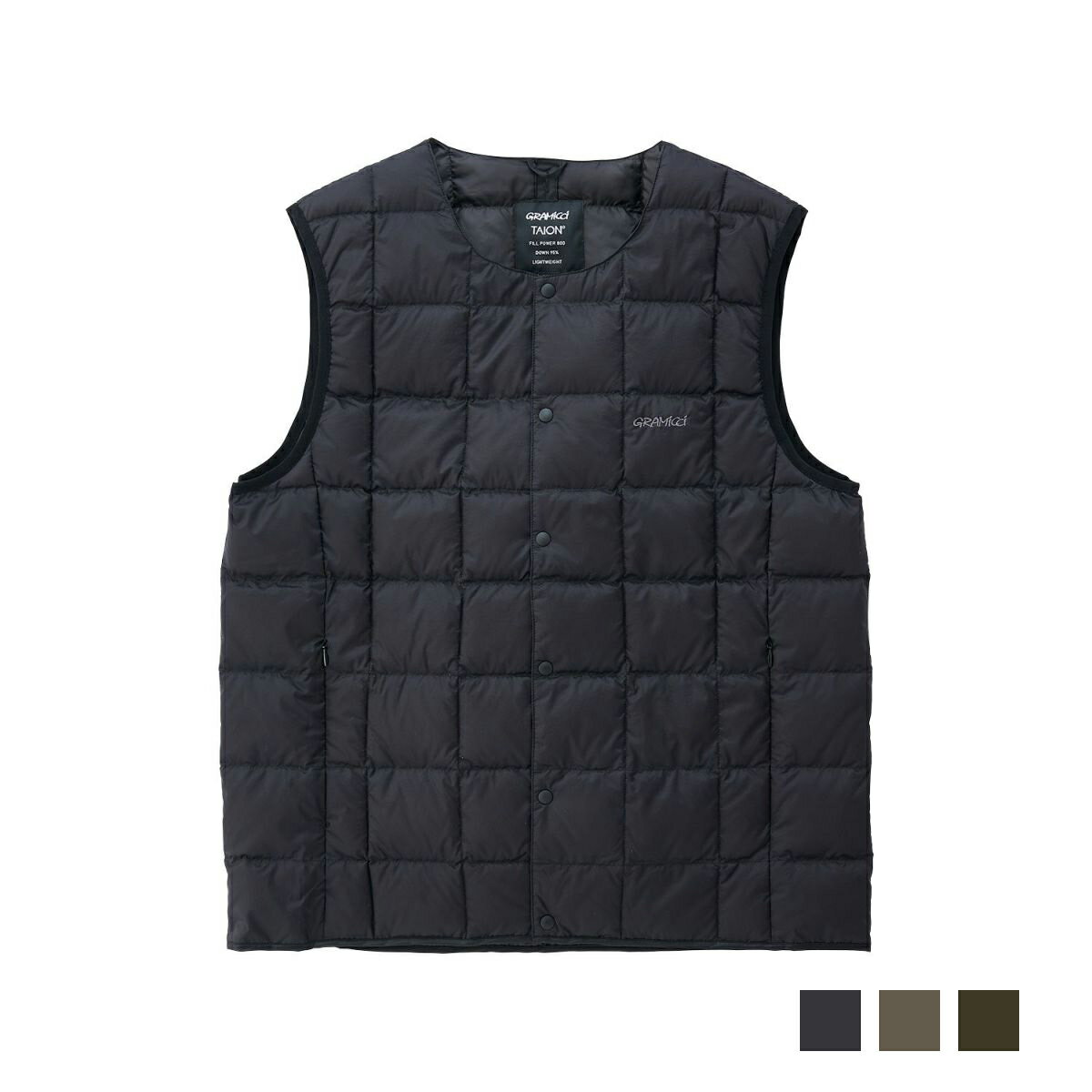 GRAMICCI×TAION グラミチ タイオン INNER DOWN VEST インナーダウンベス ...