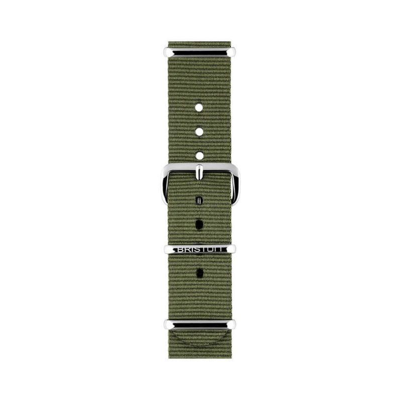 楽天UNBY GENERAL GOODS STOREBRISTON ブリストン Steel Buckle 230mm NATO STRAP - GREEN ARMY 腕時計 ウォッチ メンズ ブランド ベルト バンド アウトドア キャンプ レジャー マリンスポーツ ストラップ 替え 替えベルト 替えストラップ 交換 防水 ナイロン カーキ グリーン 緑 18mm BR-NS18GA