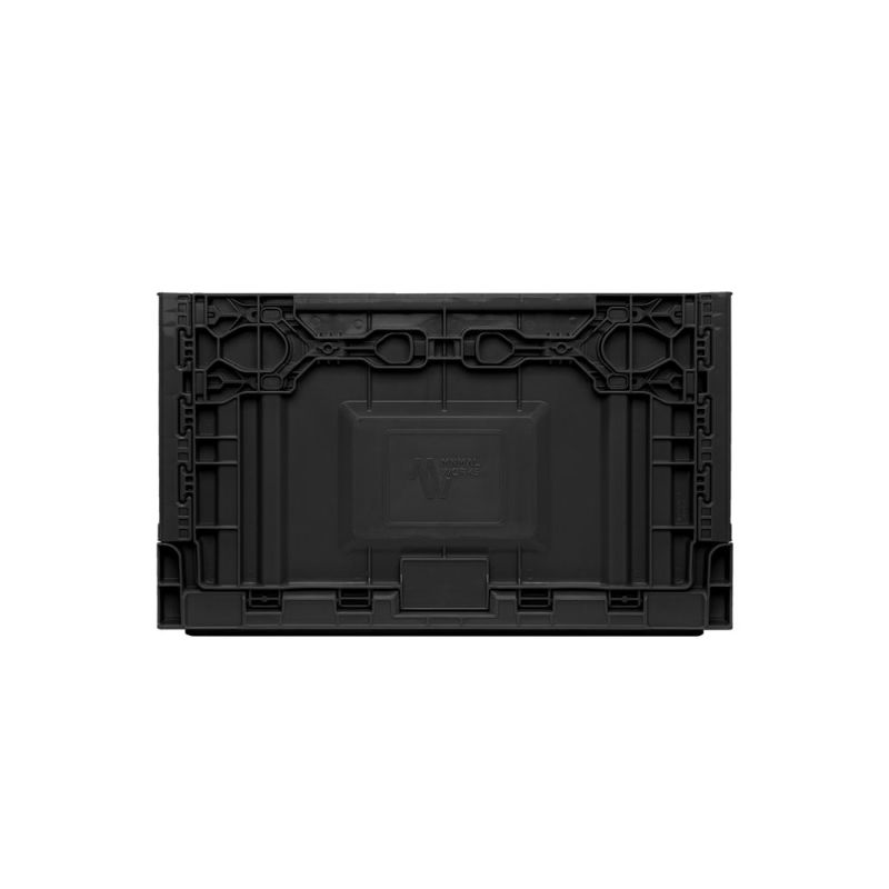 MINIMAL WORKS (ミニマルワークス) FOLDING BOX ECO BLACK / 折りたたみコンテナボックス スタッキングボックス コンテナボックス 収納 収納ボックス ケース 収納ケース 折り畳み 車 物置 輸送 輸送コンテナ 屋外 アウトドア キャンプ 大型 大容量 黒 BLACK MGFU-FB002-GO0BK