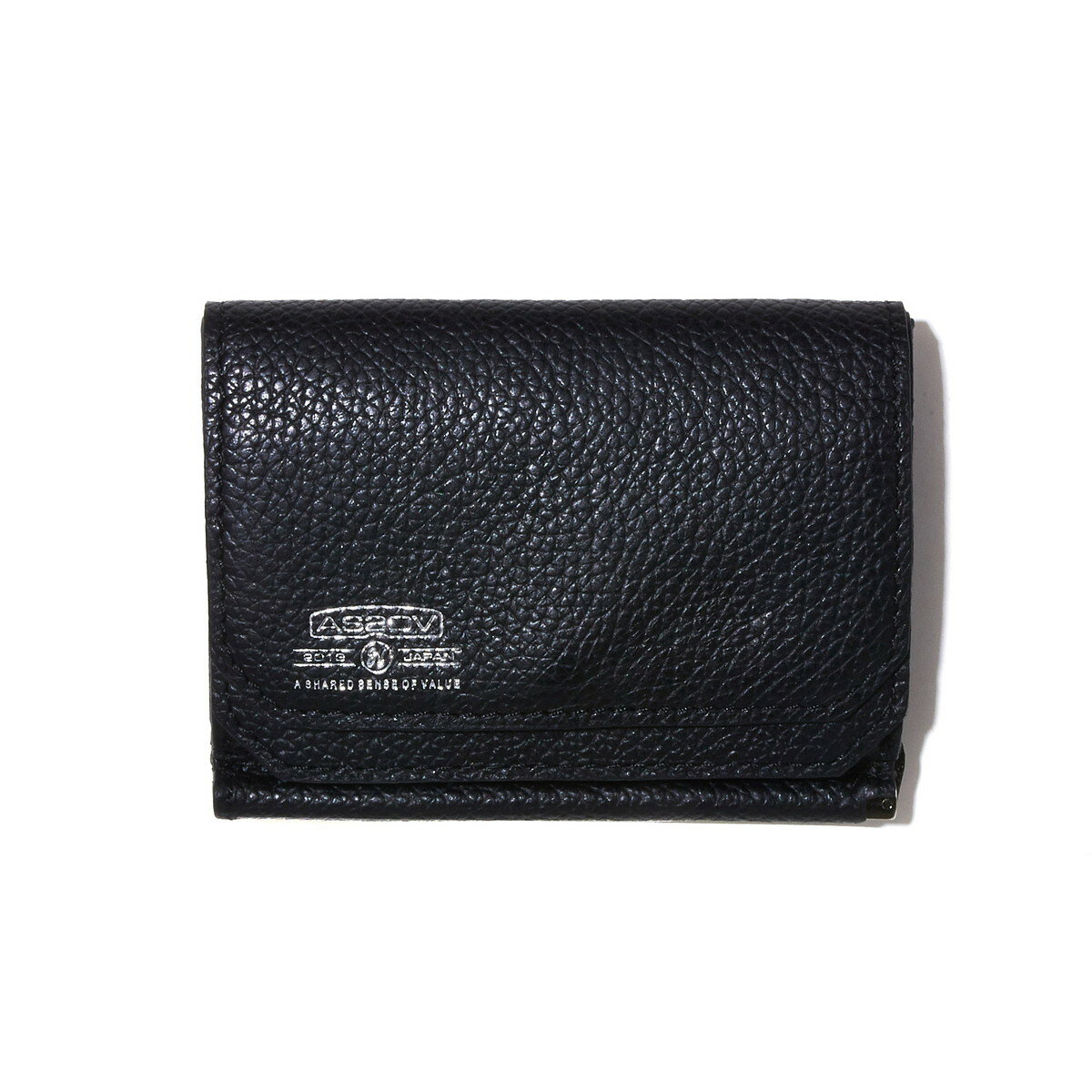 アッソブ公式通販 / AS2OV (アッソブ) レザー ショートウォレット マネークリップ 折財布 SHRINK LEATHER MOBILE WALLET MONEY CLIP 081702