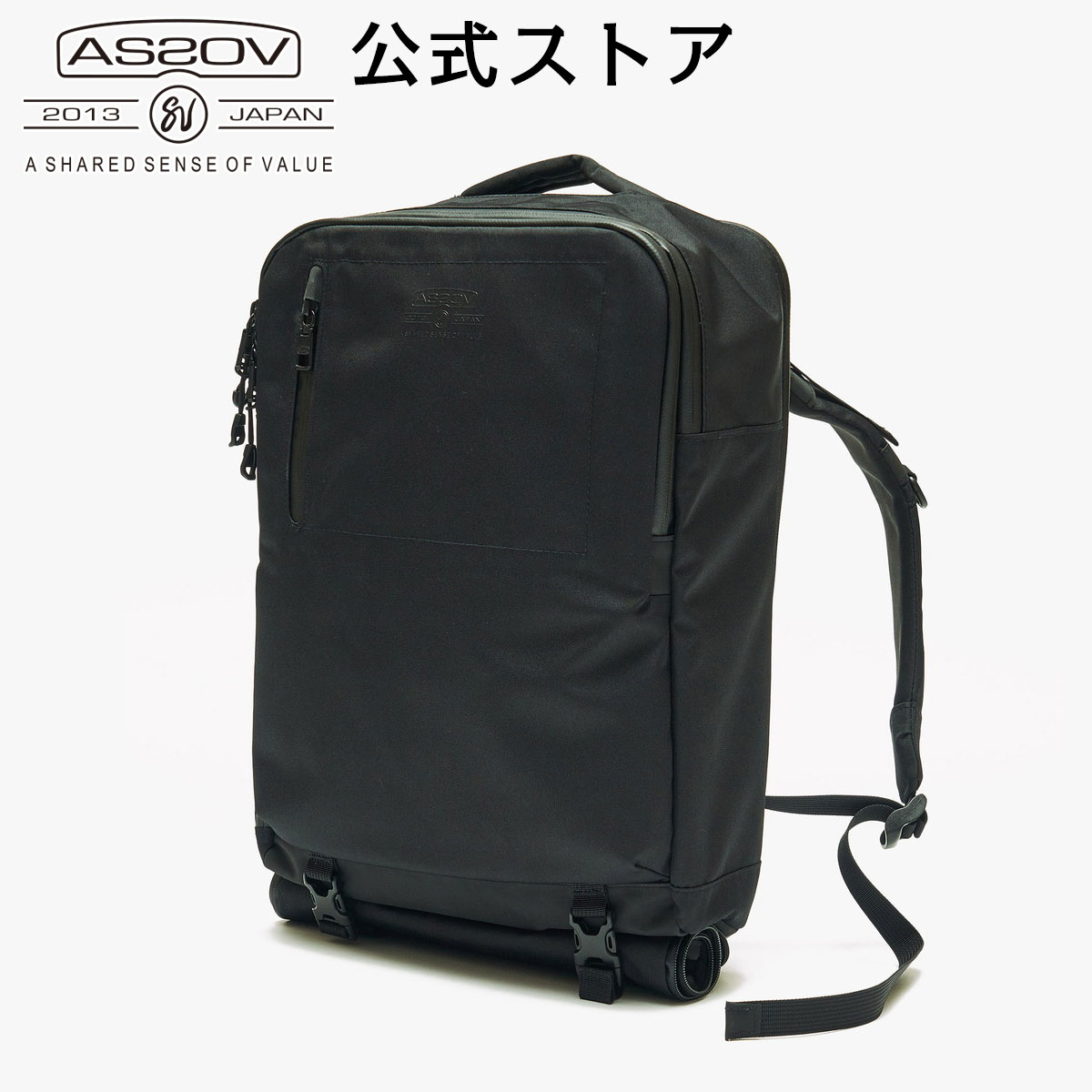 アッソブ リュック メンズ 【公式】 ステッカー付き | AS2OV (アッソブ) WATER PROOF CORDURA 305D 2WAY BAG Sサイズ / バックパック ビジネスバッグ 141608