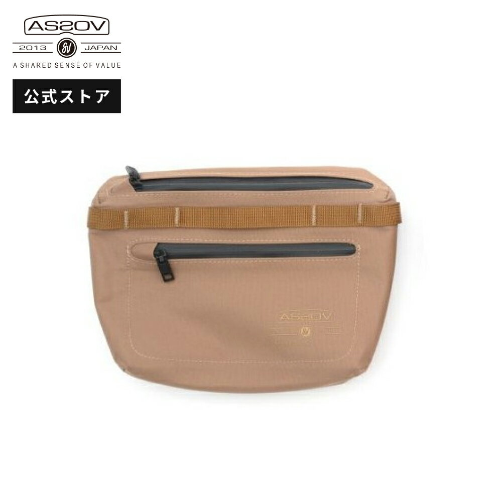 AS2OV(アッソブ)HABIT SHOULDER SERIES 305D WATER PROOF CORDURA POUCH ポーチ ハビット メンズ ファッション バッグ カバン KHAKI 142101