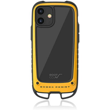 ROOT CO. ルート iPhone12mini 専用 GRAVITY Shock Resist Case +Hold. イエロー iPhonecase アイフォーンケース スマホケース iPhonecase アイフォーンケース スマホケース 耐衝撃 アウトドア ハードケース タフケース 12ミニ