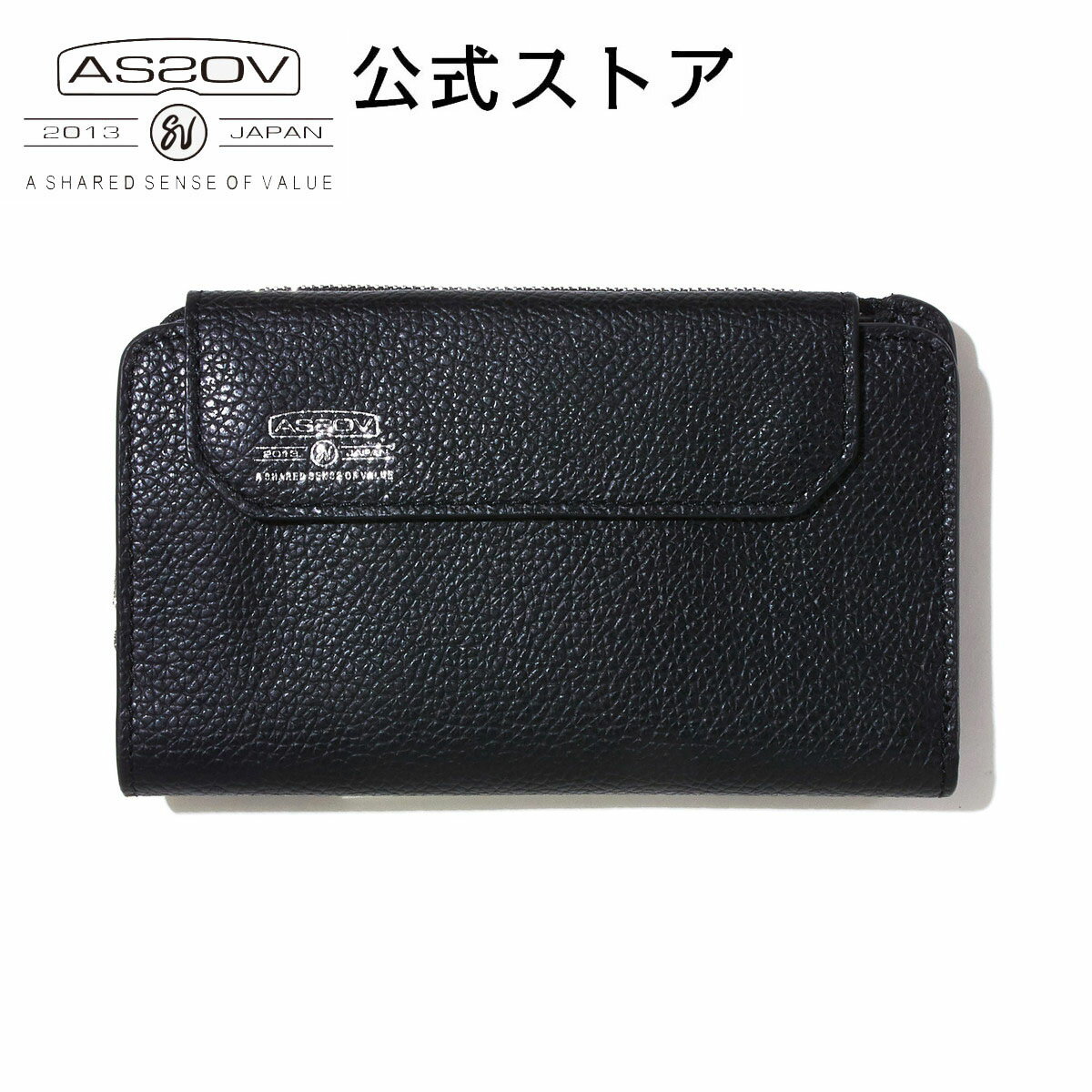 アッソブ公式通販 / AS2OV (アッソブ) レザー 折財布 ショートウォレット SHRINK LEATHER MOBILE WALLET SHORT WALLET 081701