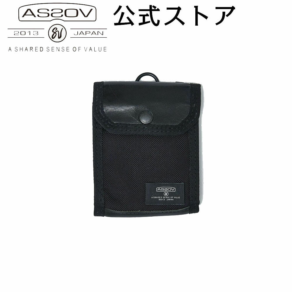 AS2OV アッソブ EXCLUSIVE BALLISTIC NYLON COMPACT WALLET 財布 ミニ財布