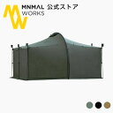 【公式】 ステッカープレゼント MINIMAL WORKS (ミニマルワークス) JACK SHELTER PLUS / シェルター アウトドア キャンプ グランピング アウトドア用品 キャンプ用品 テント アーチ型 正方形 メッシュ 虫除け 防水 キャンパー 家族 友達 多人数 多目的 MGSH-JS601-GO0