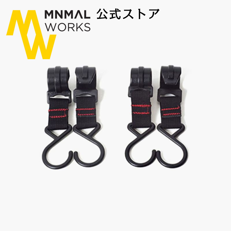 MINIMAL WORKS 公式通販 / MINIMAL WORKS (ミニマルワークス)INDIAN HANGER HOOK M / インディアンハンガー フック Mサイズ 4個セット 固定型 プラスチック ブラック アウトドア キャンプ ハンギングラック ハンガーラック ランタンスタンド ハンガーポール ギアラック