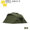 【公式】MINIMAL WORKS AGORA アゴラ / シェルター キャンプ アウトドア テント / OLIVE TAN ドームテント アウトドア キャンプ...