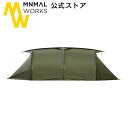 ミニマルワークス V HOUSE L OLIVE / シェルター テント タープ オリーブ 簡単 機能性 アウトドア キャンプ