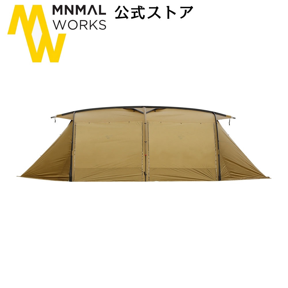 ステッカープレゼント | ミニマルワークス V HOUSE L TAN / シェルター テント タープ タン コヨーテ 簡単 機能性 アウトドア キャンプ