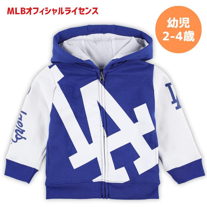 ［2〜4歳まで］［日本未発売］［MLB公式商品］［大谷翔平 選手所属］［ロサンゼルス・ドジャース］［日本未発売］幼児用 ポストカード フルジップ パーカー フーディー ロイヤル送料無料 ［2〜4歳まで］［日本未発売］［MLB公式商品］［大谷翔平選手所属］［ロサンゼルス・ドジャース］ ［2〜4歳まで］［日本未発売］［MLB公式商品］ ［2〜4歳まで］［日本未発売］［MLB公式商品］［大谷翔平 選手所属］［ロサンゼルス・ドジャース］［日本未発売］幼児用 ポストカード フルジップ パーカー フーディー ロイヤル送料無料 商品ページにてご確認ください1 ［2～4歳まで］［日本未発売］［MLB公式商品］［大谷翔平 選手所属］［ロサンゼルス・ドジャース］［日本未発売］ 幼児用 ポストカード フルジップ パーカー フーディー ロイヤル送料無料 ［2～4歳まで］［日本未発売］［MLB公式商品］［大谷翔平選手所属］［ロサンゼルス・ドジャース］ ■ブランド Outerstuff ■素材: 60% コットン/40% ポリステル ■カラー：ロイアル［ドジャースブルー］ホワイト ■サイズ 2T 体重 11-13kg 身長 84cm 胸囲 52cm ウエスト53cm 3T 体重 13-15kg 身長 91cm 胸囲 53cm ウエスト 55cm 4T 体重 15-16kg 身長 99-104cm 胸囲56cm ウエスト56cm ※メーカー公表値 ［お届け納期について］ こちらの商品は、海外メーカーからのお取寄せ商品となります。 そのため、ご注文確定後おおよそ2週間～3週間前後にて当店より出荷となりますので 予めご了承ください。 こちらの商品は［代引き決済不可］とさせていただいております。 万が一［代引き］をご指定いただいた場合、当店にて［コンビニ決済］へと 自動的に変更させていただきますのでご了承ください。 ［配送不可地域］ 沖縄県/離島/中継地点 を含む配送先には出荷不可とさせていただきます。 ［免責事項］ お使いのモニターにより若干色味が異なる可能性がございます。 海外製品という特性上、縫製の甘さ、サイズ等につきまして完璧ではないことをご了承ください。