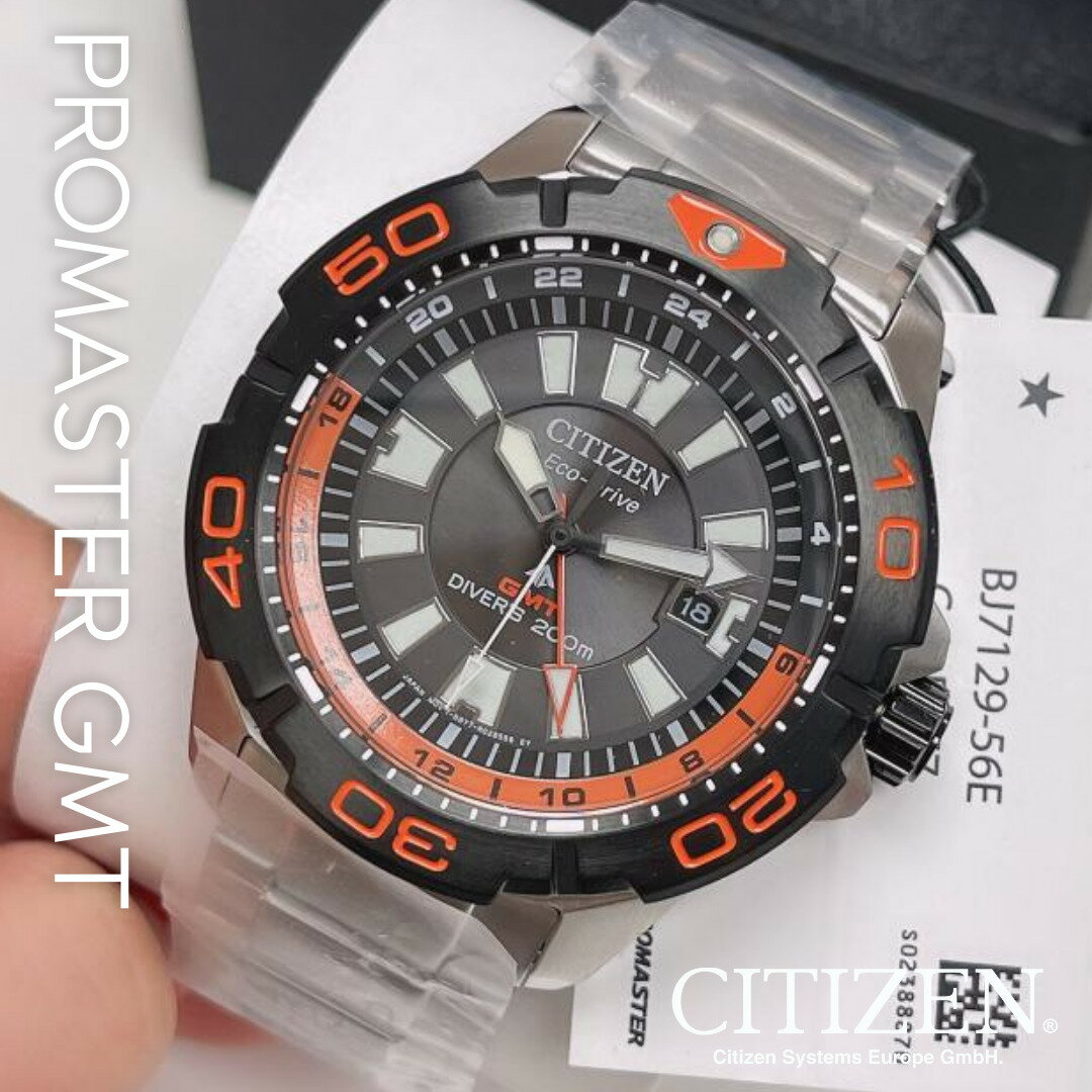 m{fnV`Y GRhCu V`Y rv EHb` Y tA COf \[[v CITIZEN PROMASTER GMT ECO DRIVE BJ7129-56E CO 