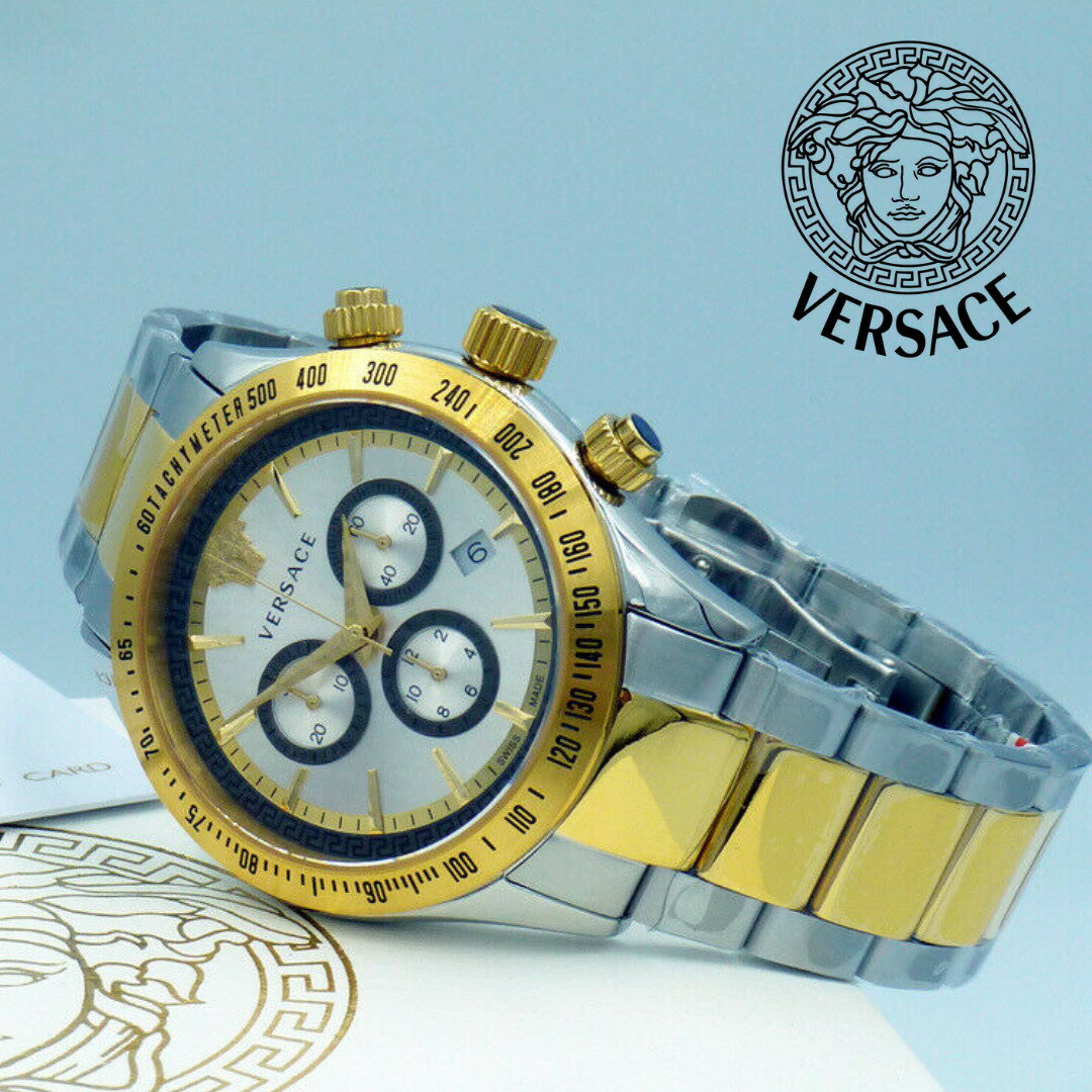 ［日本未発売］［VERSACE］ヴェルサーチ ヴェルサーチェ メンズ 腕時計 VEV700519 Chrono Classic クロ..