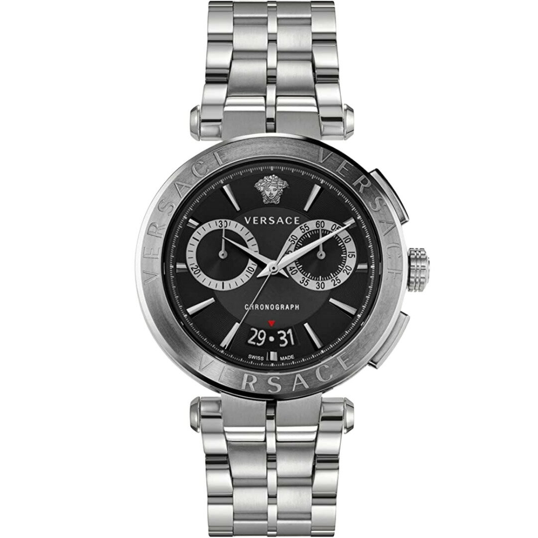 ［日本未発売］［VERSACE］ヴェルサーチ ヴェルサーチェ メンズ 腕時計 VE1D01520 Aion chronograph クロノクラシック Man 45mm 5ATM 送料無料 ［VERSACE UK正規品］［スイスメイド］