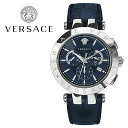 ヴェルサーチ 腕時計（メンズ） ［VERSACE］ヴェルサーチ メンズ 腕時計 V-Race デュアルタイム Mens 42mm 5ATM VERQ00620 VERQ00520 VERQ00320 海外取寄せ 送料無料 ［VERSACE UK正規品］