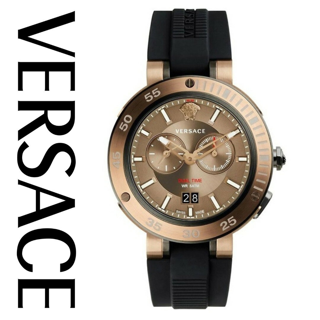 ［VERSACE］ヴェルサーチ メンズ 腕時計 Extreme Pro エクストリームプロ 男性用 46mm 5ATM VECN00319 送料無料 ［VERSACE UK正規品］