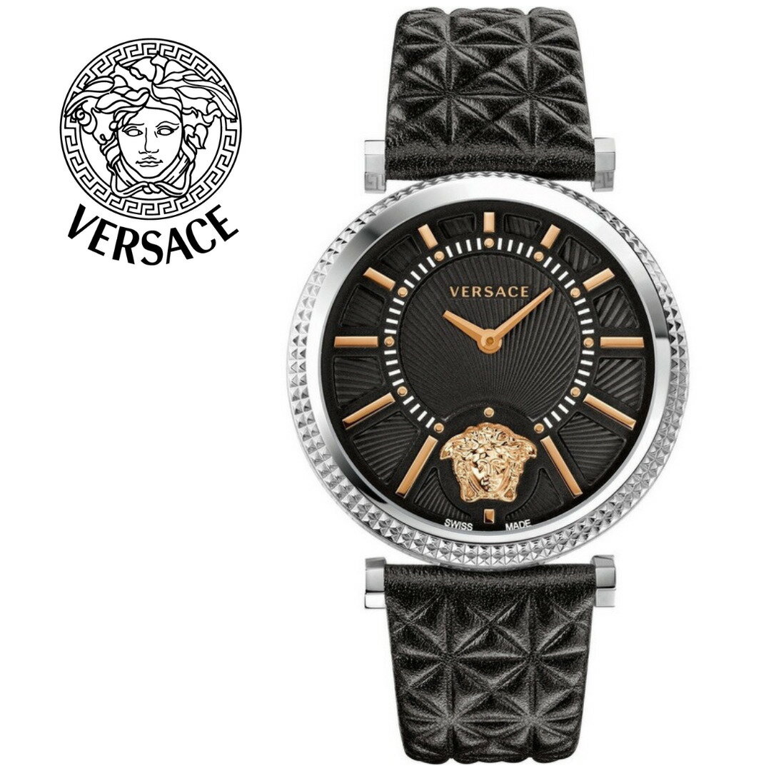 ［定価16万5千円］［期間限定超SALE開催中］［スイスメイド］［日本未発売］［VERSACE］ヴェルサーチ 時計 ヴェルサーチ 腕時計 レディース モデル 38mm 3ATM VQG040015-VQG020015 V-Helix Ladies Watch 送料無料［VERSACE UK正規品］