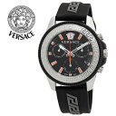 mč艿 20.6~nmԌ蒴SALEJÒnmXCXChnm{nmVERSACEnFT[` v FT[` rv Y Greca Action Chronograph Quartz Black Dial Men's Watch 45mm 5ATM VE3J00322 VE3J00222 CO 