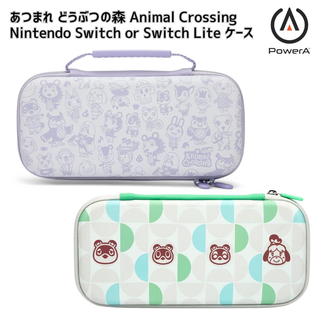 ［日本未発売］［公式ライセンス］［あつまれ どうぶつの森 Animal Crossing］［米国版］Nintendo Switch or Switch Lite ニンテンドー スイッチorスイッチライト 有機EL 兼用 あつまれどうぶつの森 プロテクションケース トラベルケース