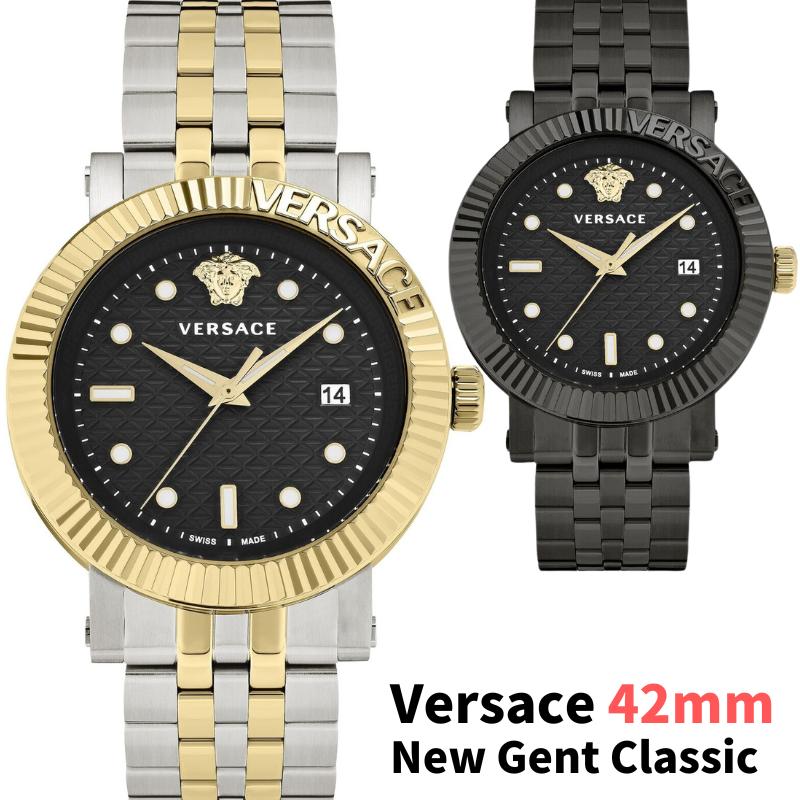 ̤ȯϡVERSACE 륵 륵ϥ륵   륵 ӻ  New Gent Classic Mens Watch 42mm 5ATM ᥤ ̵ ɥVERSACE UKʡ