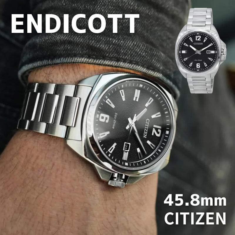 楽天Global Standard 楽天市場店［日本未発売］CITIZEN シチズン エコドライブ 時計 メンズ シチズン エコドライブ 腕時計 メンズ Endicott エンディコット シリーズ AW1720-51E 100M防水 45.8mm 逆輸入 海外モデル 送料無料