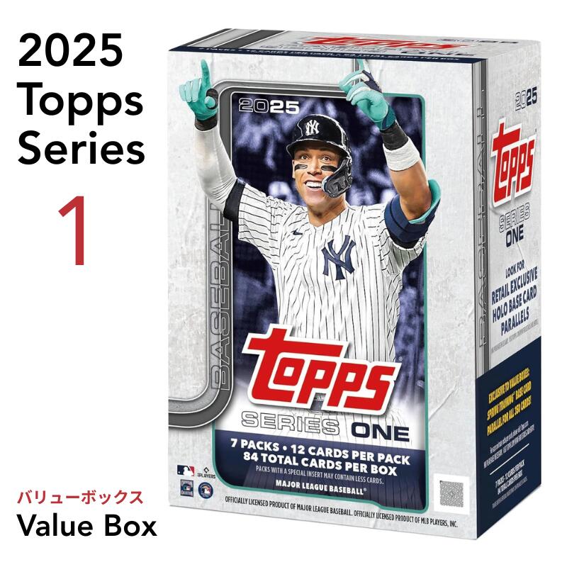 ［メーカー完売品］2025 Topps Baseball Series 1 Value Box 2025 トップス ベースボール シリーズ 1 バリューボックス 新品未開封 送料無料