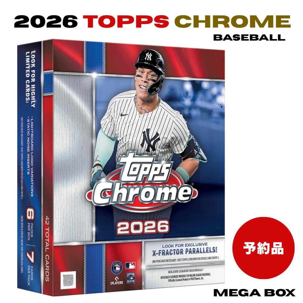 2026 Topps Finest Baseball Mega Box メガボックス トップス ファイネスト メジャーリーグ ベースボールカード MLB 大谷翔平 佐々木朗希 村上宗隆 岡本和真 今井達也 RC ルーキー 直筆サイン 新品 シュリンク付き 送料無料