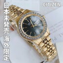 m{nmtACOfnmCOCITIZENnV`Y v fB[X V`Y rv fB[X {NH[c 25.5 mm S[h ubN CITIZEN Quartz Crystal Black Dial Ladies Watch EQ0532-55E CO 