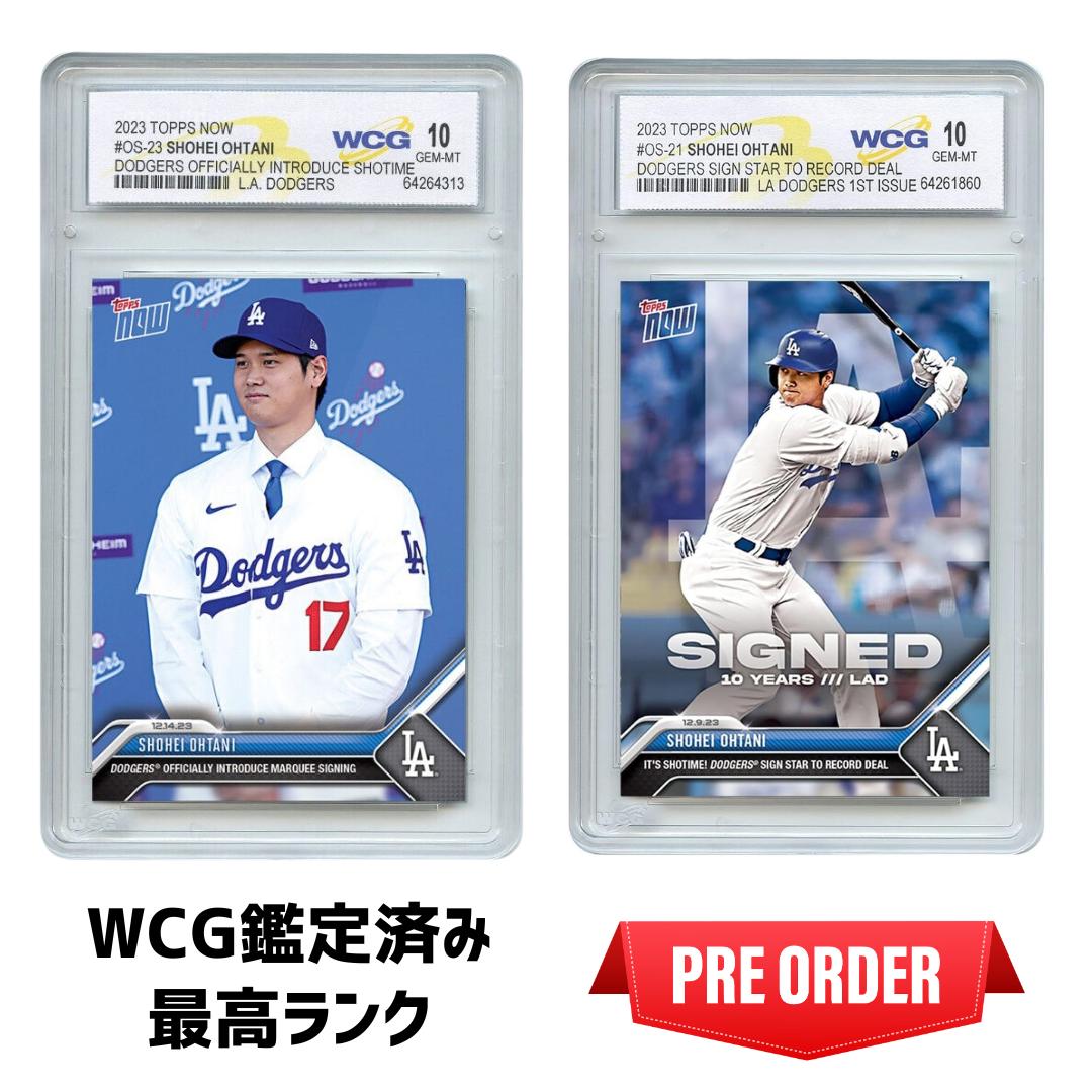 ［プレオーダー品］2023 トップスナウ Topps Now SHOHEI OHTANI 大谷翔平 Los Angeles Dodgers ロサンゼルス・ドジャース 1st Issue Card カード #OS21 #OS23 GEM 10