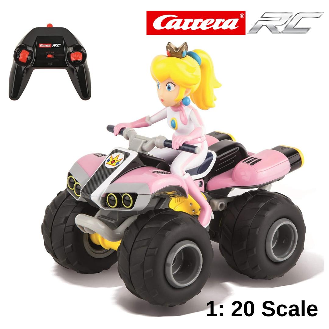 ［日本未発売］［公式ライセンス］［Carrera カレラ RC］スーパーマリオカート ラジコン ミニRCカー ピーチ姫 1:20 スケール 2.4 Ghz リモート 充電式 男の子 女の子 6歳以上