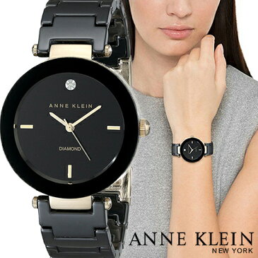 アンクライン 時計 アンクライン 腕時計 レディース Anne Klein 1018BKBK インポート セラミック 海外取寄せ 送料無料