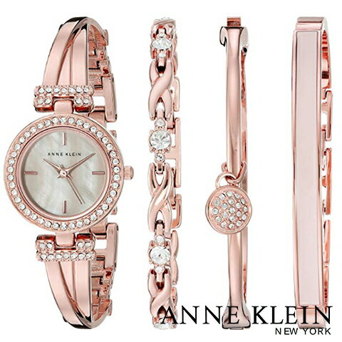 米国アンクライン正規販売代理店品 取寄せ 送料無料 アンクライン 時計 アンクライン 腕時計 レディース Anne Klein 2238RGST インポート ブレスレットセット