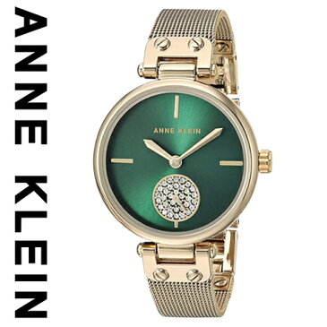 アンクライン 時計 Anne Klein 腕時計 アンクライン 腕時計 Anne Klein 時計 アンクライン 時計 レディース 3000GNGB 人気 ブランド 女性 彼女 妻 嫁 プレゼント かわいい おしゃれ スワロスキー Swarovski-1 ブラック 海外取寄せ 送料無料