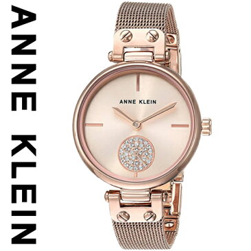 アンクライン 時計 Anne Klein 腕時計 アンクライン 腕時計 Anne Klein 時計 アンクライン 時計 レディース 3000RGRG 人気 ブランド 女性 彼女 妻 嫁 プレゼント かわいい おしゃれ スワロスキー Swarovski-1 ブラック 海外取寄せ 送料無料