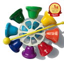 【楽天ランキング1位】 ミュージックベル 8音色 打楽器 子供用 マレット おもちゃ ハンドベル カラフル ベル