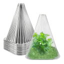 【本日限定!最大5%OFF対象】 ideamall 苗カバー 鉢カバー プランター 野菜保護 植物保護 苗キャップ 苗ドーム ホットキャップ 園芸 10個セット