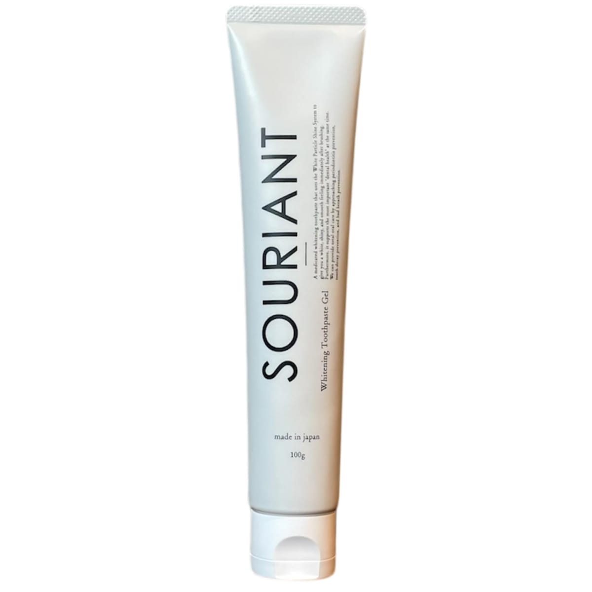 (スリアン)SOURIANT 毎日の歯磨き粉としても使用できるホワイトニングジェル 100g ホワイトニング用 5種類の有効成分 天然由来成分97% 歯石の沈着防止 タバコのヤニ除去 歯の白さをサポート 医薬部外品 歯周病予防 虫歯予防 口臭防止