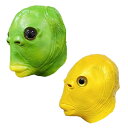 UTST 面白いグッズ コスプレマスク ラバーマスク 仮装アイテム 魚お面
